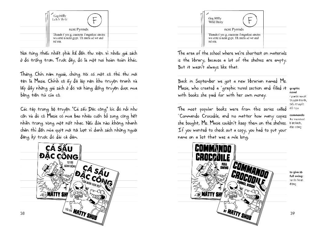 bộ diary of a wimpy kid - nhật ký chú bé nhút nhát - tập 18: out trình - no brainer (song ngữ việt-anh) - Ảnh 10