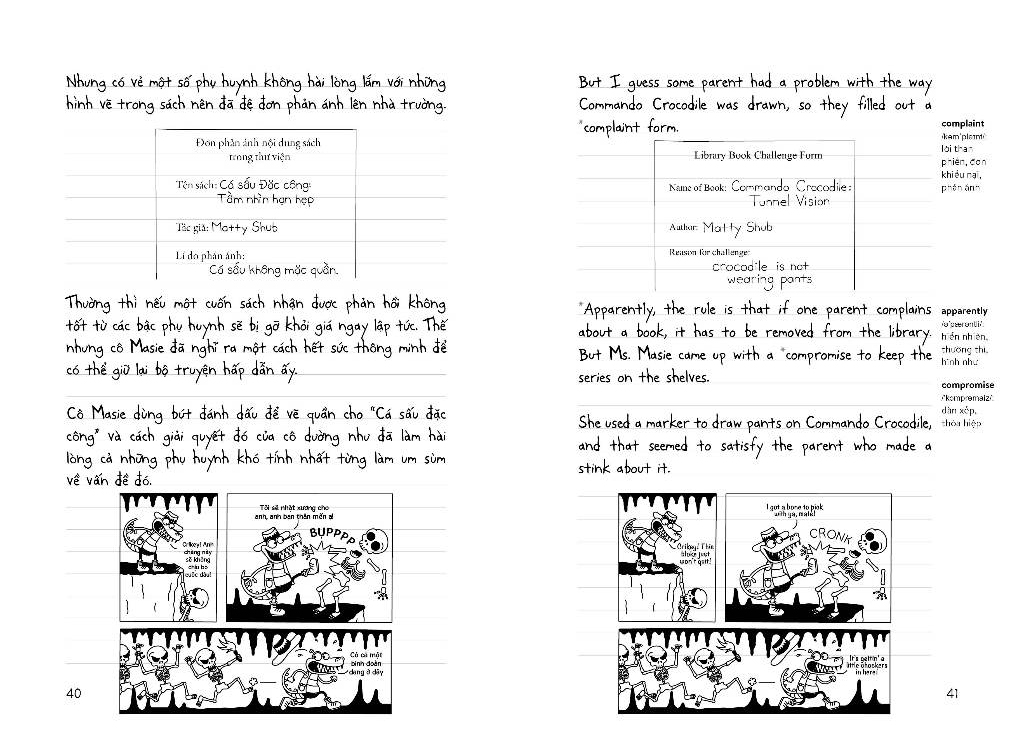 bộ diary of a wimpy kid - nhật ký chú bé nhút nhát - tập 18: out trình - no brainer (song ngữ việt-anh) - Ảnh 11