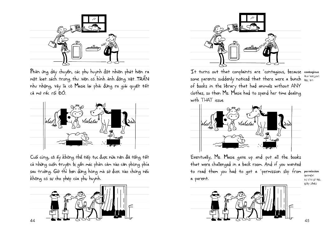 bộ diary of a wimpy kid - nhật ký chú bé nhút nhát - tập 18: out trình - no brainer (song ngữ việt-anh) - Ảnh 13