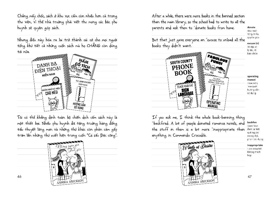 bộ diary of a wimpy kid - nhật ký chú bé nhút nhát - tập 18: out trình - no brainer (song ngữ việt-anh) - Ảnh 14