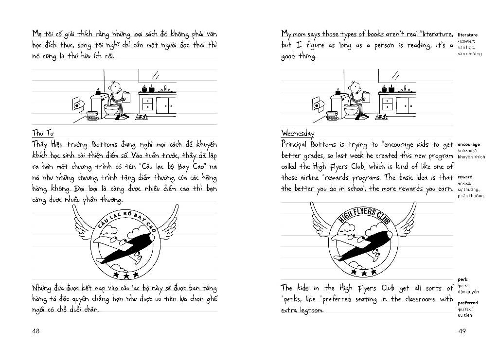 bộ diary of a wimpy kid - nhật ký chú bé nhút nhát - tập 18: out trình - no brainer (song ngữ việt-anh) - Ảnh 15