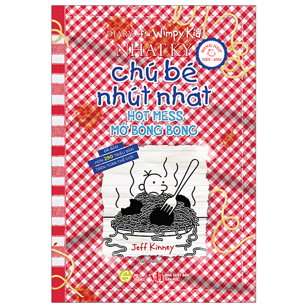 Bộ Diary Of A Wimpy Kid - Nhật Ký Chú Bé Nhút Nhát - Tập 19 - Mớ Bòng Bong - Hot Mess (Song Ngữ Việt-Anh)