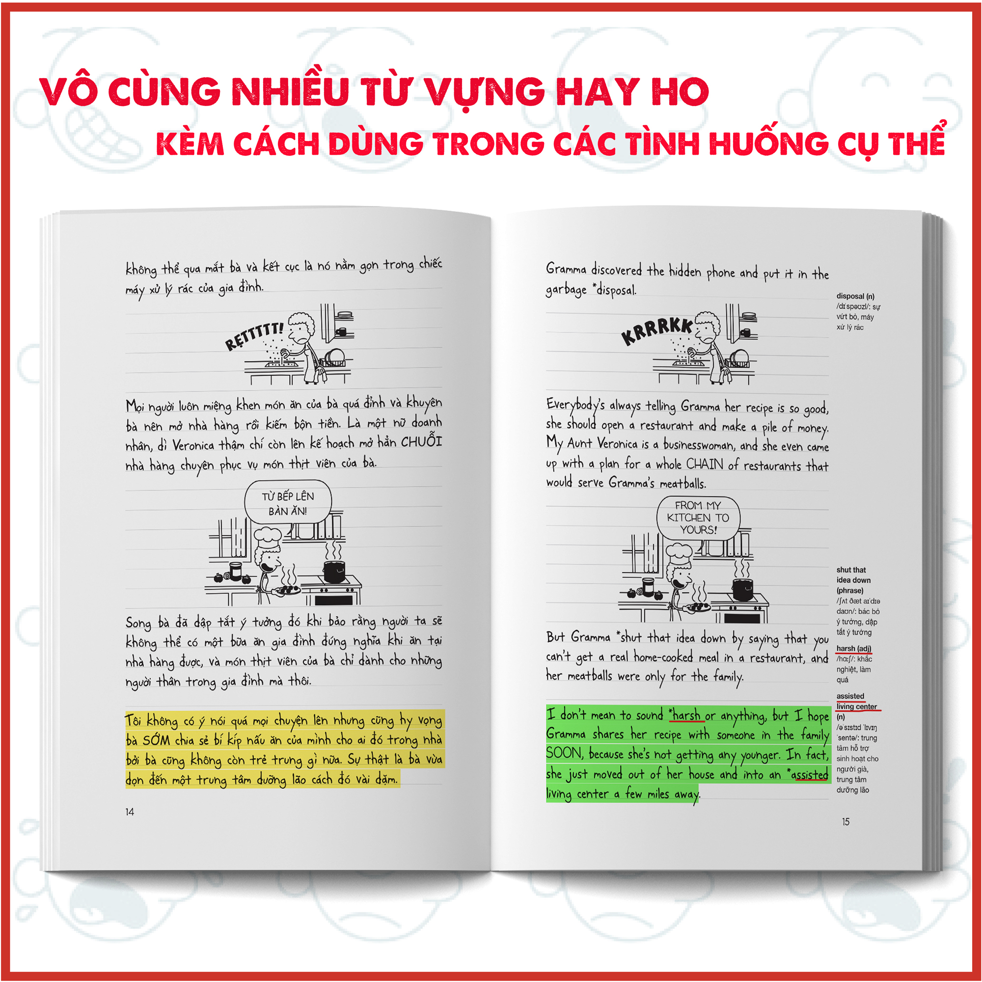 Bộ Diary Of A Wimpy Kid - Nhật Ký Chú Bé Nhút Nhát - Tập 19 - Mớ Bòng Bong - Hot Mess (Song Ngữ Việt-Anh) - Ảnh 6