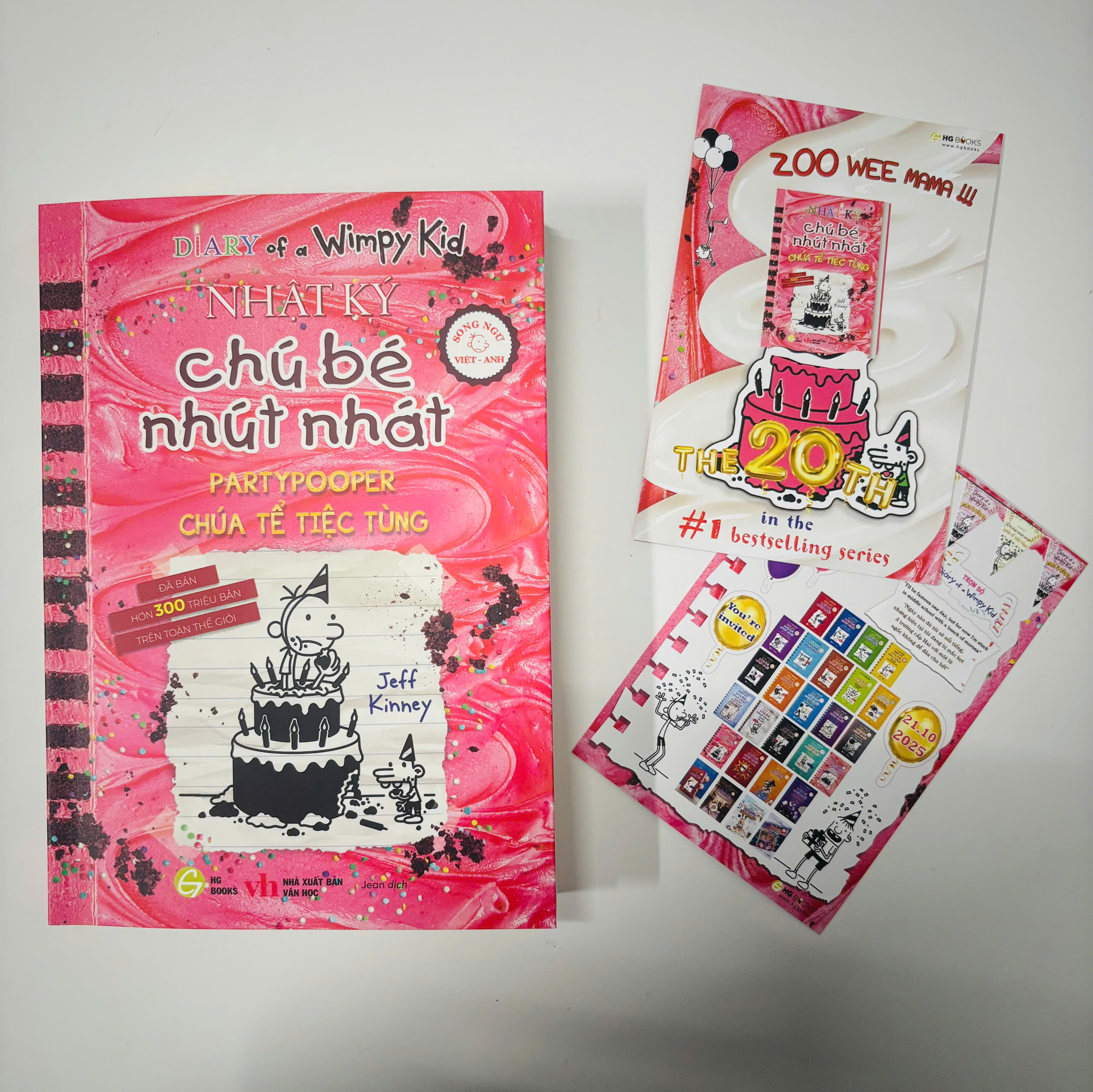 Bộ Diary Of A Wimpy Kid - Nhật Ký Chú Bé Nhút Nhát - Tập 20 - Chúa Tể Tiệc Tùng - Partypooper (Song Ngữ Việt-Anh) - Ảnh 3