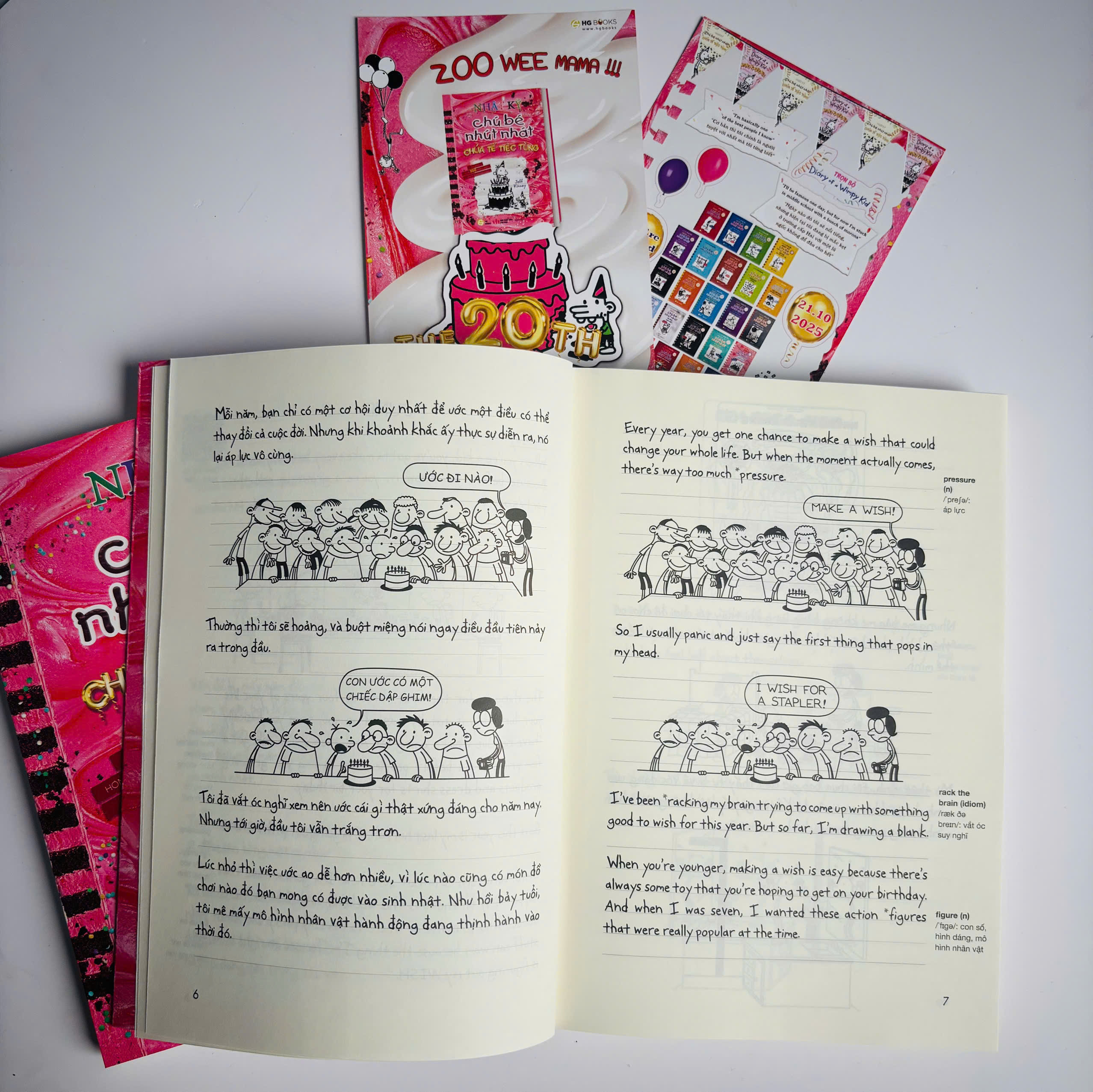 Bộ Diary Of A Wimpy Kid - Nhật Ký Chú Bé Nhút Nhát - Tập 20 - Chúa Tể Tiệc Tùng - Partypooper (Song Ngữ Việt-Anh) - Ảnh 5