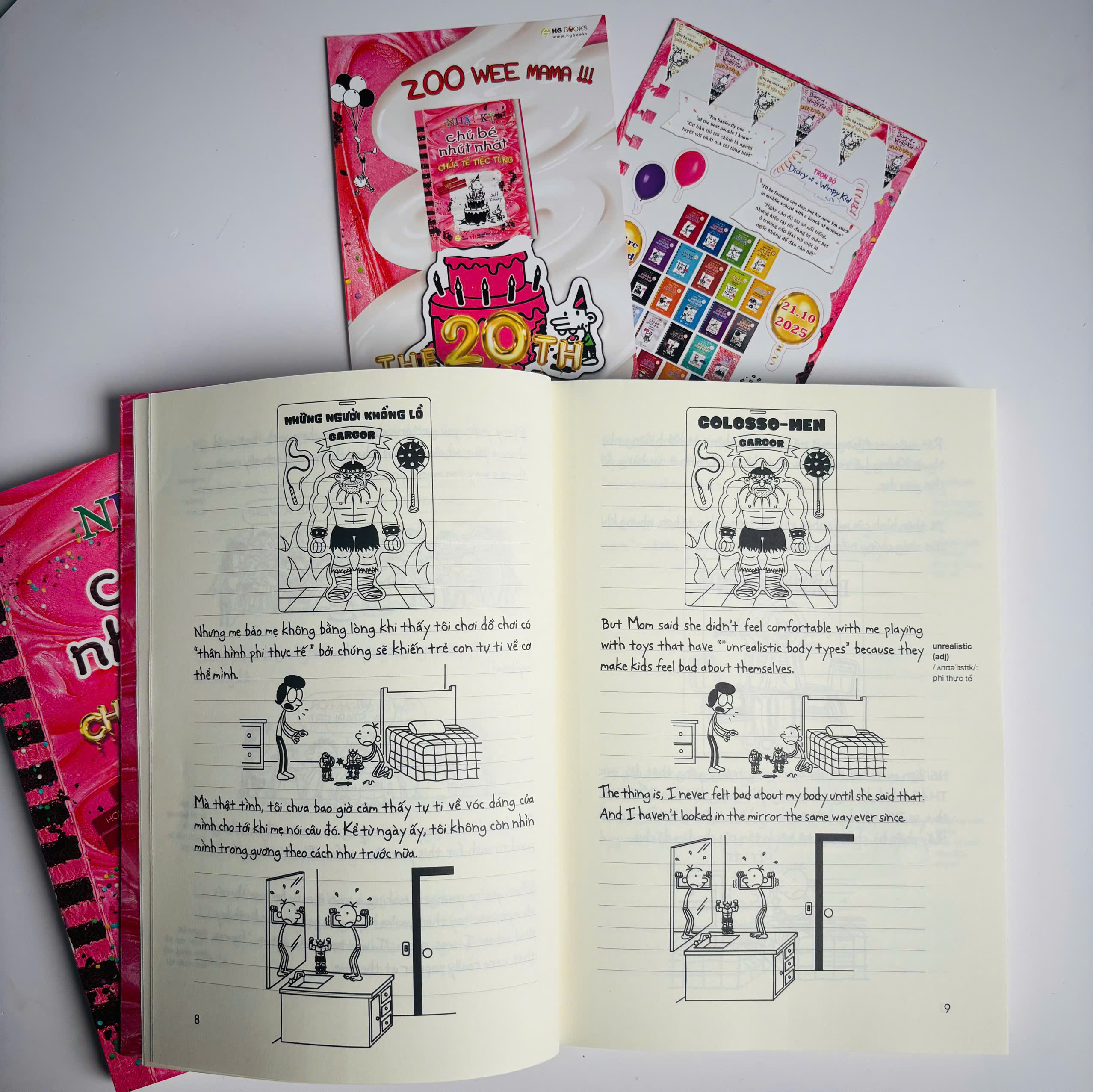 Bộ Diary Of A Wimpy Kid - Nhật Ký Chú Bé Nhút Nhát - Tập 20 - Chúa Tể Tiệc Tùng - Partypooper (Song Ngữ Việt-Anh) - Ảnh 6