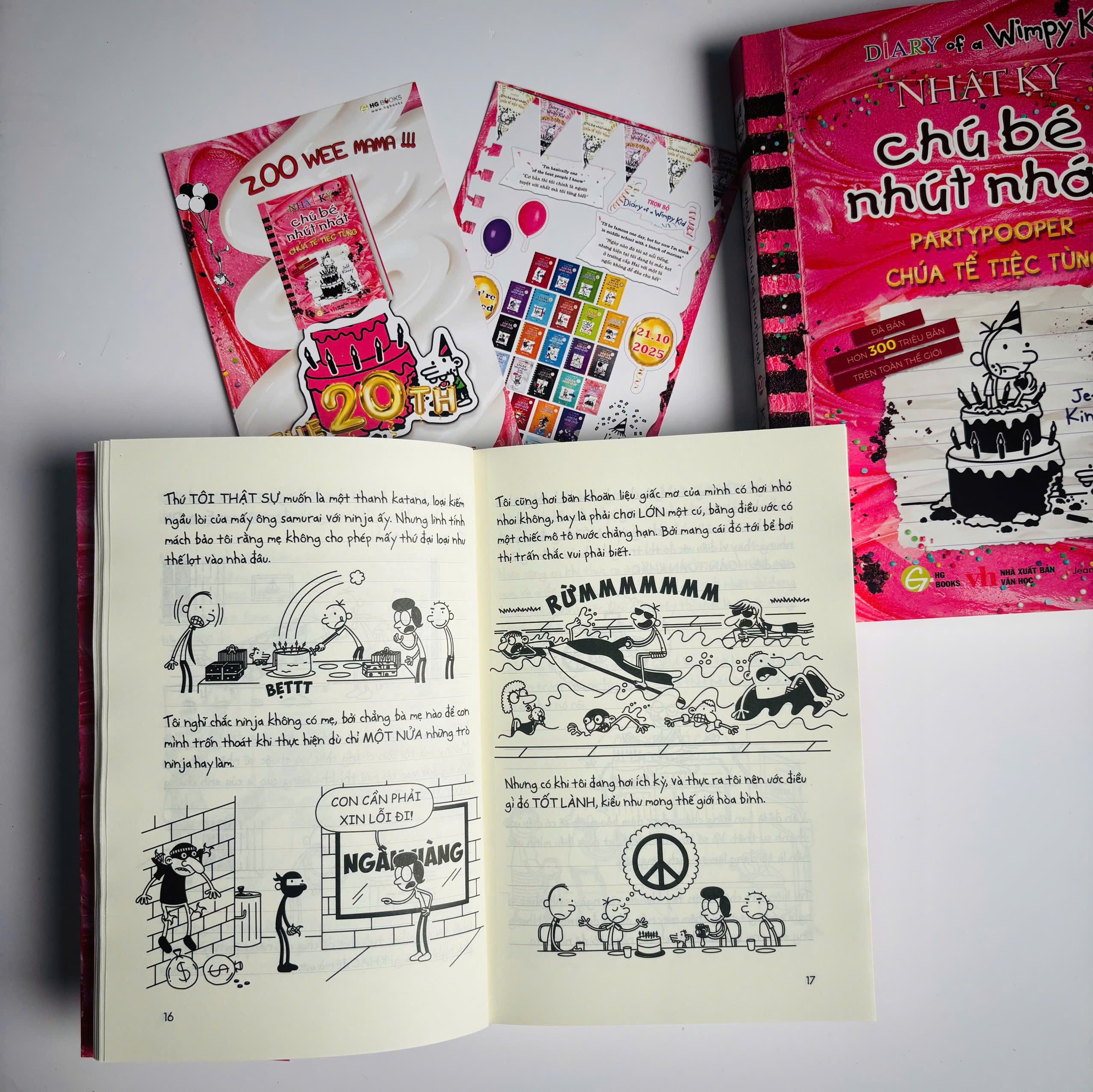 Bộ Diary Of A Wimpy Kid - Nhật Ký Chú Bé Nhút Nhát - Tập 20 - Chúa Tể Tiệc Tùng - Partypooper (Song Ngữ Việt-Anh) - Ảnh 8