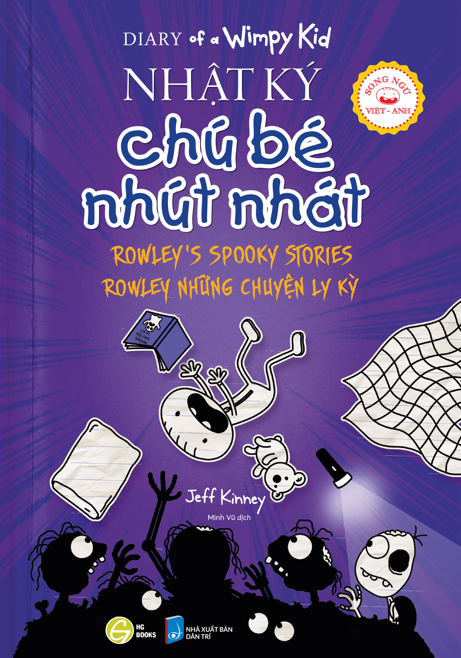 Bộ Diary Of A Wimpy Kid - Nhật Ký Chú Bé Nhút Nhát - Tập 3.1 - Rowley's Spooky Stories - Rowleys Những Chuyện Ly Kỳ - Song Ngữ Việt-Anh - Ảnh 2