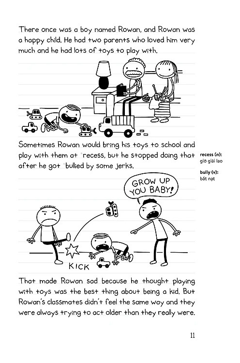 Bộ Diary Of A Wimpy Kid - Nhật Ký Chú Bé Nhút Nhát - Tập 3.1 - Rowley's Spooky Stories - Rowleys Những Chuyện Ly Kỳ - Song Ngữ Việt-Anh - Ảnh 8
