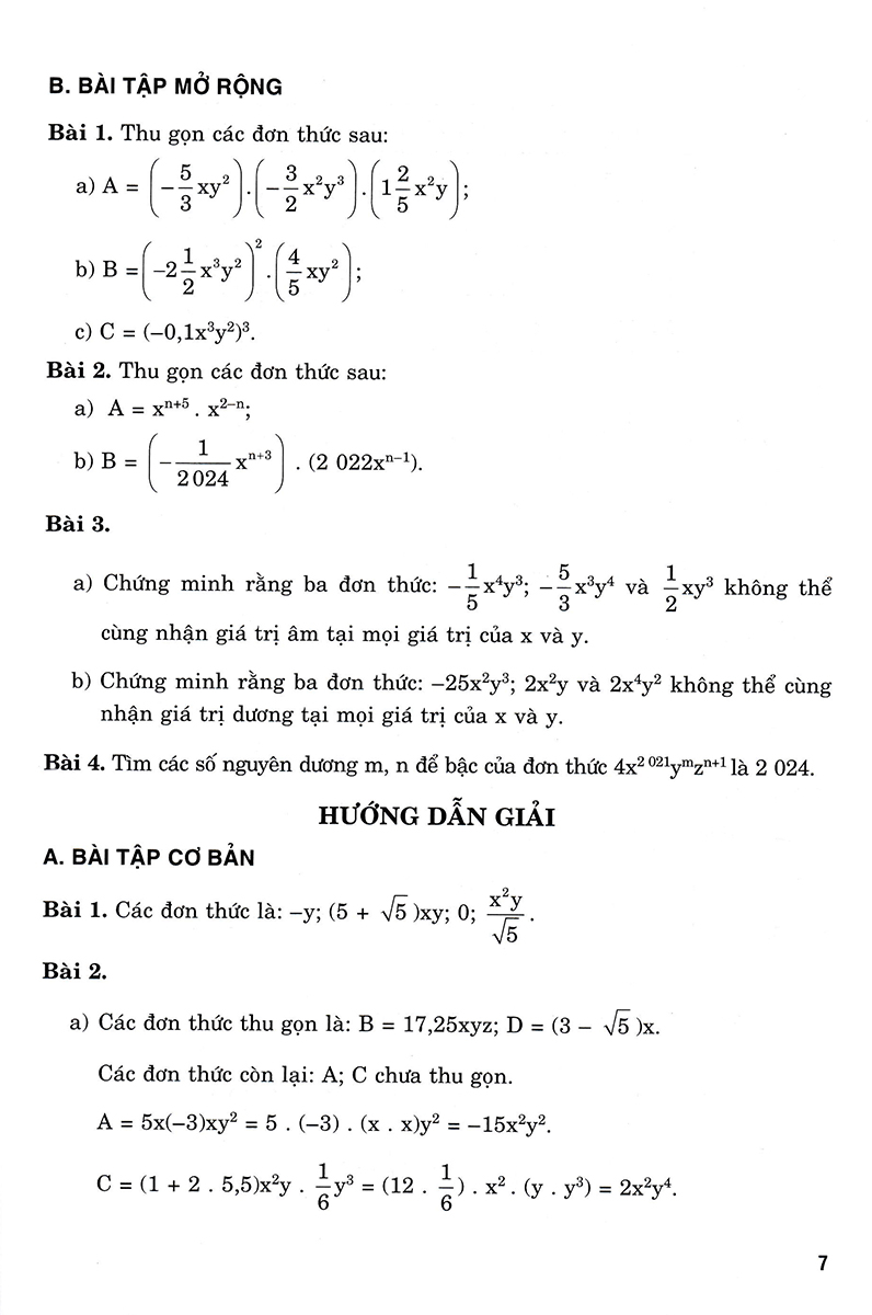 bộ định hướng phát triển năng lực toán 8 - tập 1 (bám sát sgk kết nối tri thức với cuộc sống) - Ảnh 10