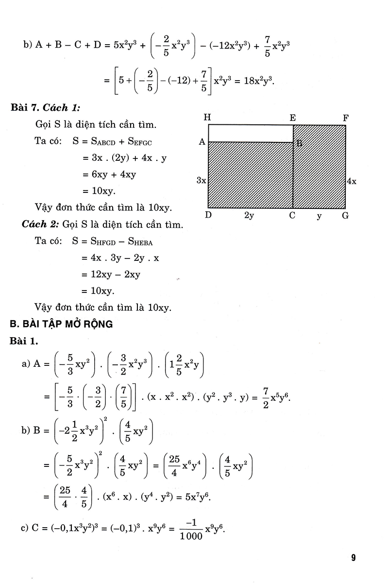 bộ định hướng phát triển năng lực toán 8 - tập 1 (bám sát sgk kết nối tri thức với cuộc sống) - Ảnh 13