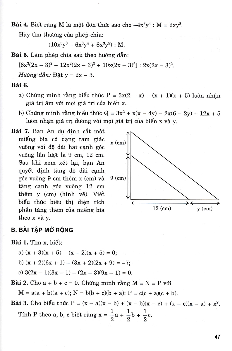 bộ định hướng phát triển năng lực toán 8 - tập 1 (bám sát sgk kết nối tri thức với cuộc sống) - Ảnh 16