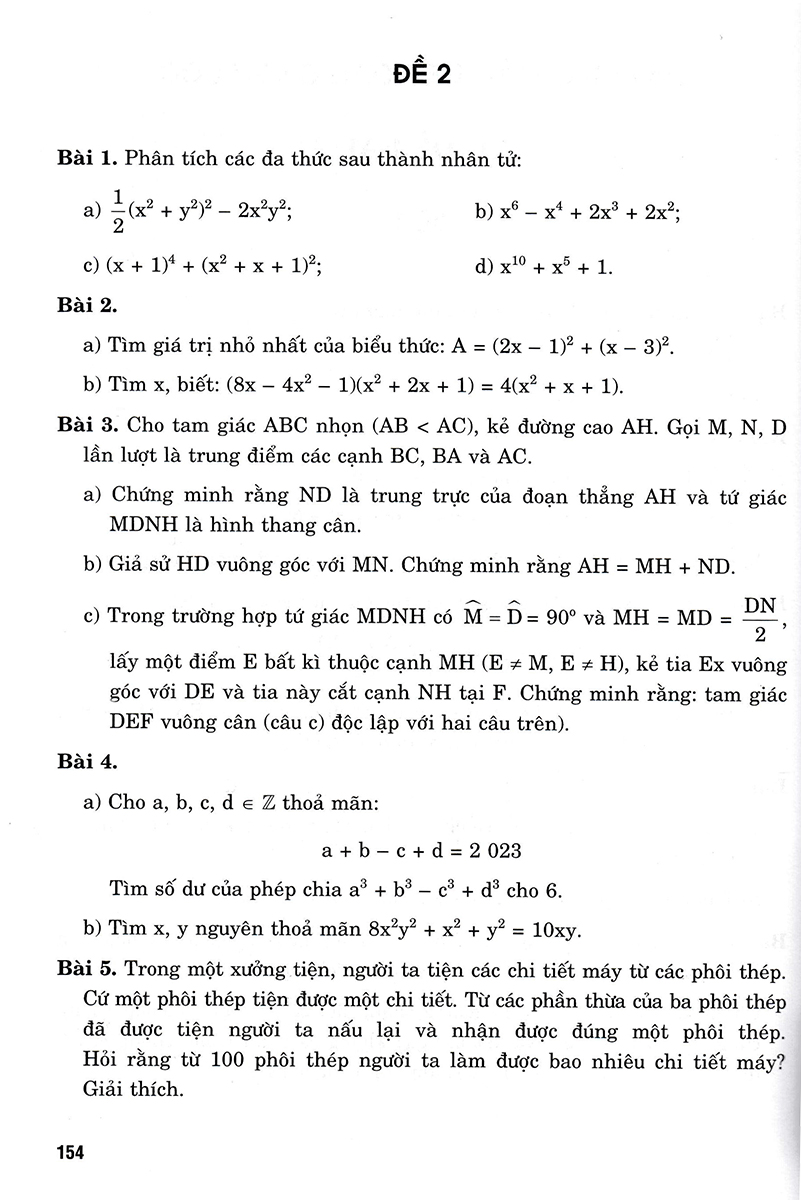 bộ định hướng và phát triển tư duy giải bài tập toán khó lớp 8 - tập 1 - Ảnh 12