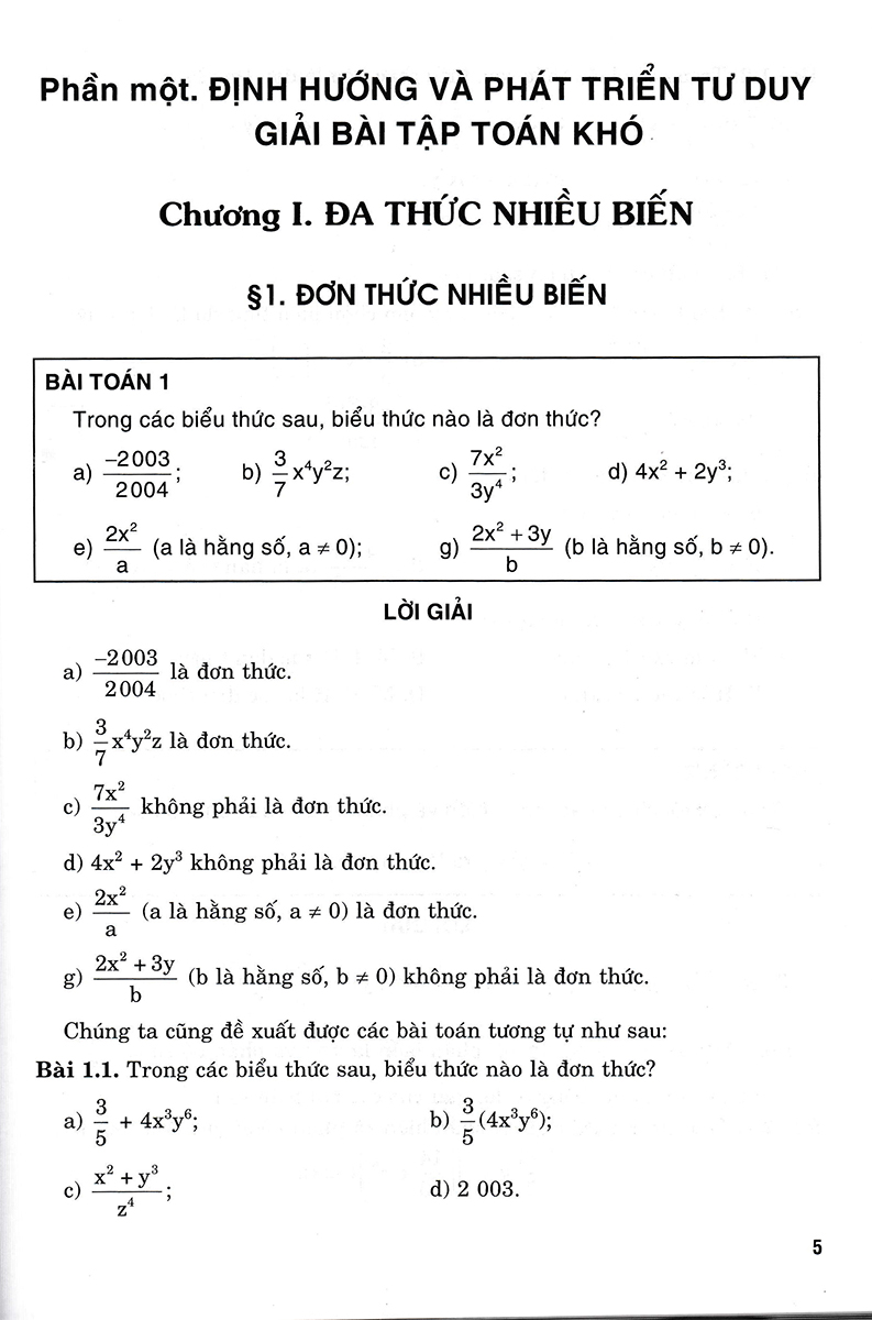 bộ định hướng và phát triển tư duy giải bài tập toán khó lớp 8 - tập 1 - Ảnh 3