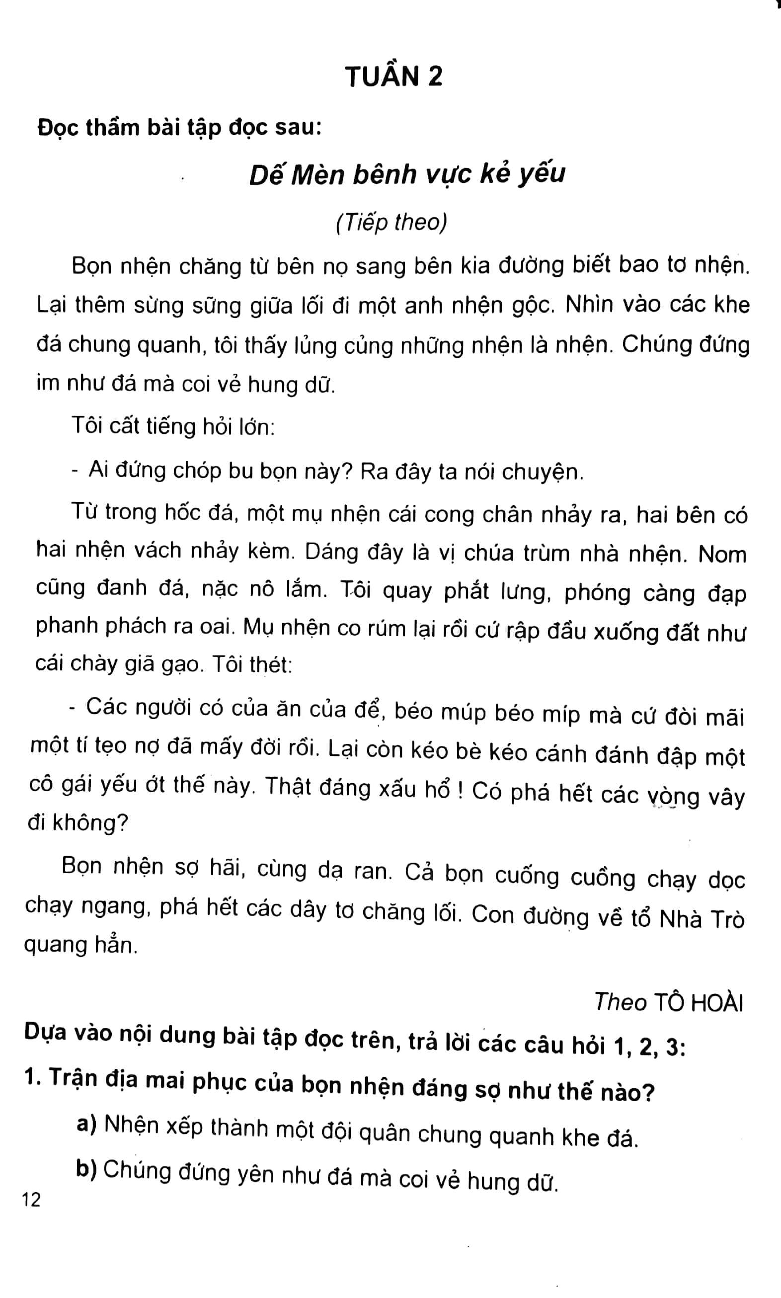 bộ đọc thầm và làm bài tập trắc nghiệm tiếng việt 4 - tập 1 - Ảnh 10