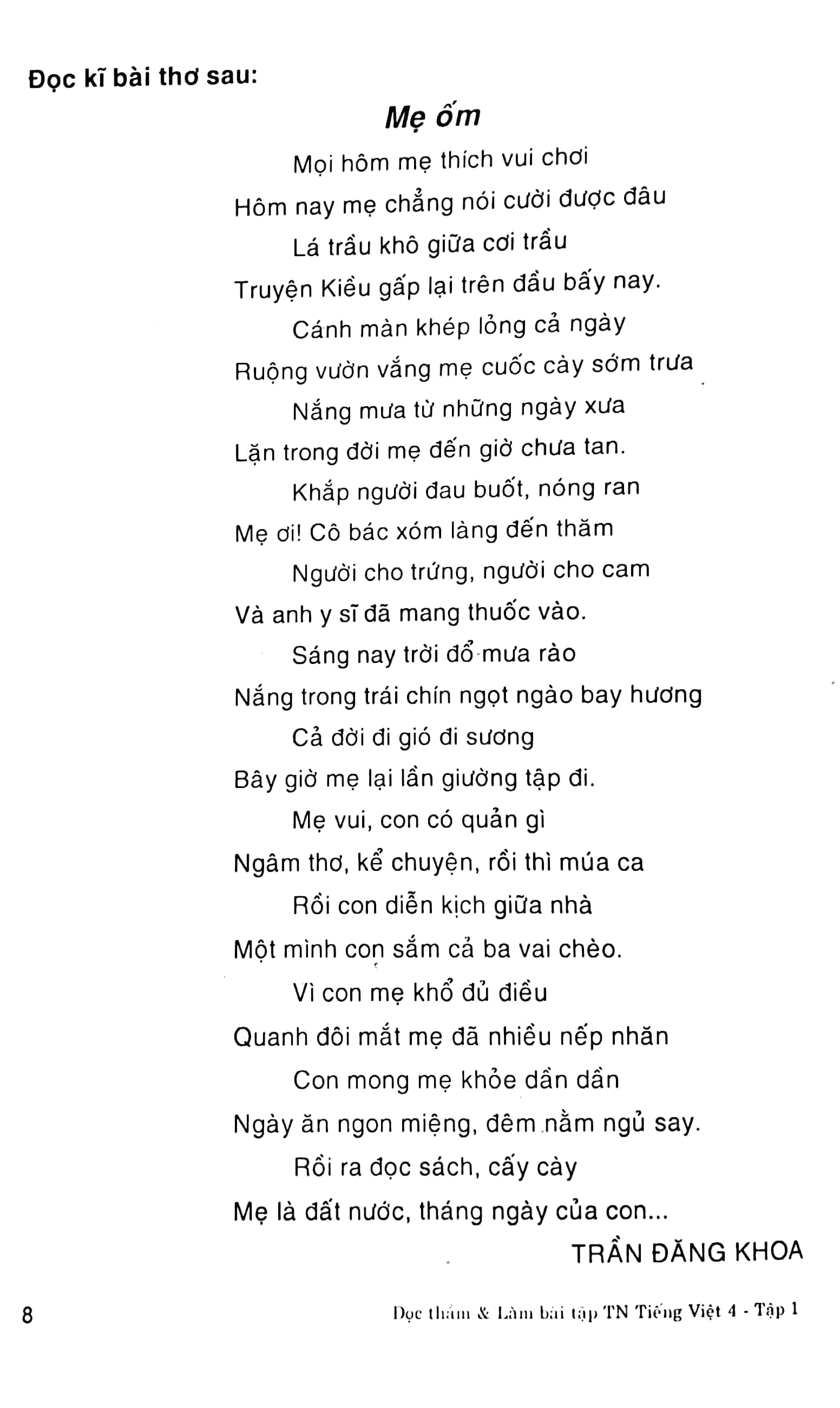 bộ đọc thầm và làm bài tập trắc nghiệm tiếng việt 4 - tập 1 - Ảnh 6