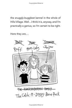 bộ dog diaries 4: curse of the mystery mutt: a middle school story - Ảnh 15