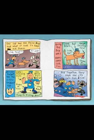 bộ dog man #2: dog man unleashed: a graphic novel - Ảnh 7