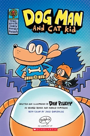 bộ dog man #4: dog man and cat kid: a graphic novel - Ảnh 3