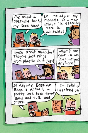 bộ dog man #4: dog man and cat kid: a graphic novel - Ảnh 7