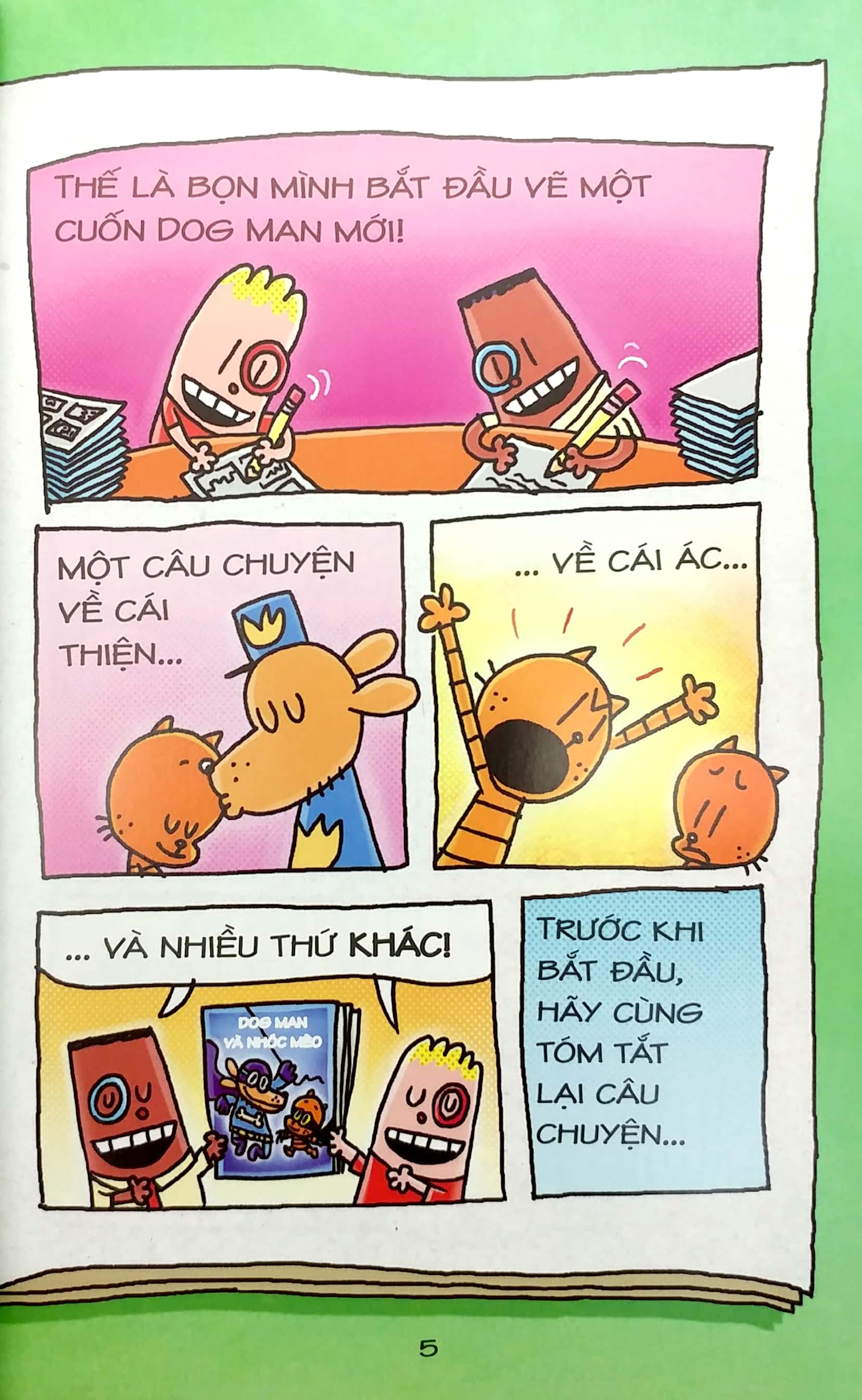 bộ dog man 4 - dog man và nhóc mèo - Ảnh 6