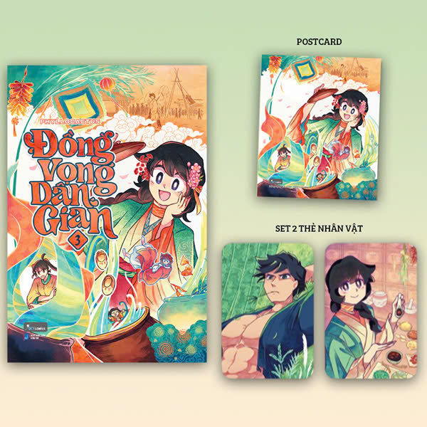 Bộ Đồng Vọng Dân Gian - Tập 3 - Bản Đặc Biệt - Tặng Kèm 1 Postcard Cán Nhũ + 2 Thẻ Nhân Vật Cán Nhũ