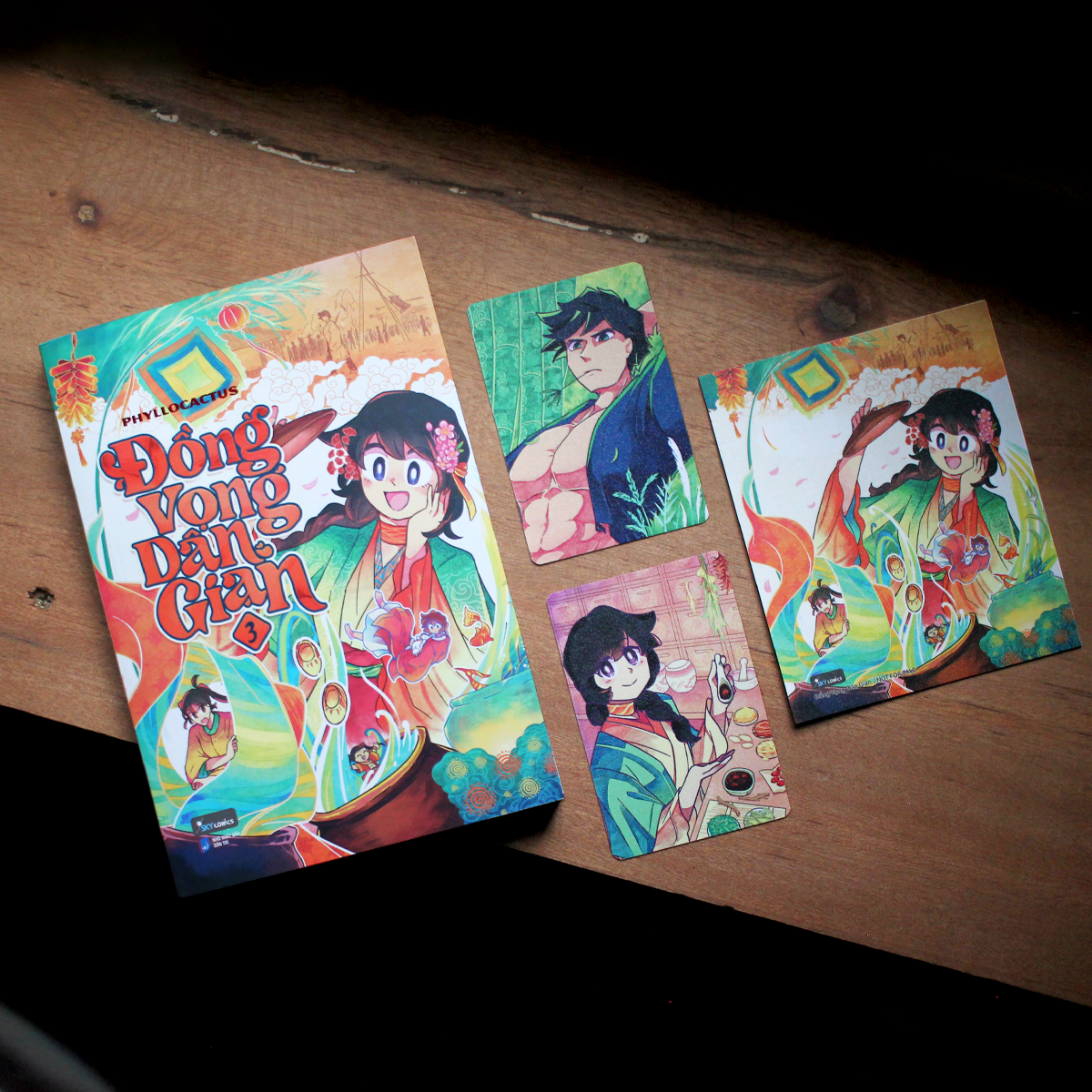 Bộ Đồng Vọng Dân Gian - Tập 3 - Bản Đặc Biệt - Tặng Kèm 1 Postcard Cán Nhũ + 2 Thẻ Nhân Vật Cán Nhũ - Ảnh 3