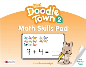 bộ doodle town level 2 math skills pad 2nd edition - Ảnh 2