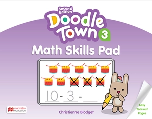bộ doodle town level 3 math skills pad 2nd edition - Ảnh 2