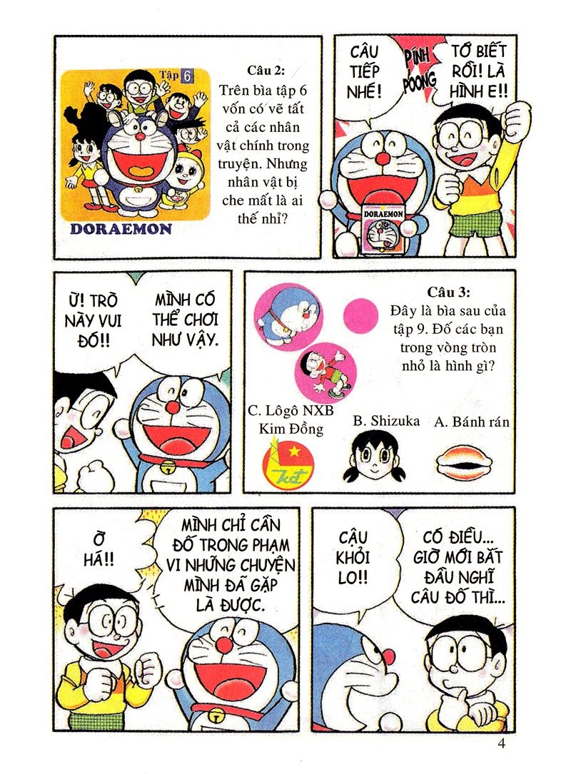 bộ doraemon đố vui - tập 1 - doraemon xuất hiện (tái bản 2023) - Ảnh 4
