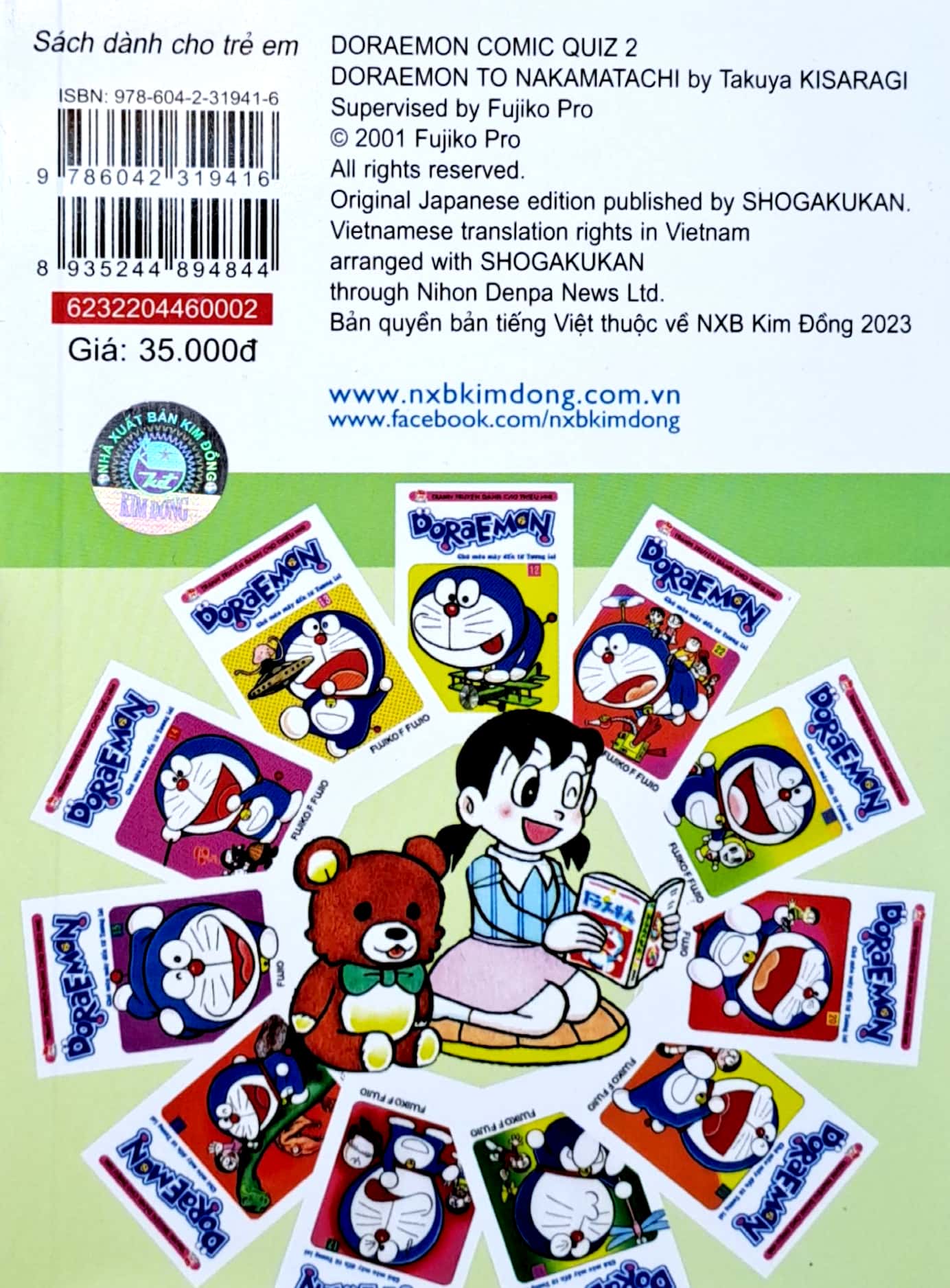 bộ doraemon đố vui - tập 2 - doraemon và những người bạn (tái bản 2023) - Ảnh 9