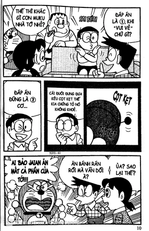 bộ doraemon đố vui tập 3 - doraemon quá khứ và tương lai (tái bản 2019) - Ảnh 7