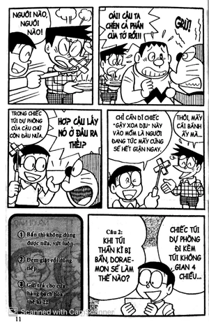 bộ doraemon đố vui tập 3 - doraemon quá khứ và tương lai (tái bản 2019) - Ảnh 8