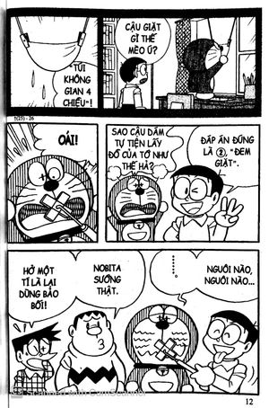 bộ doraemon đố vui tập 3 - doraemon quá khứ và tương lai (tái bản 2019) - Ảnh 9