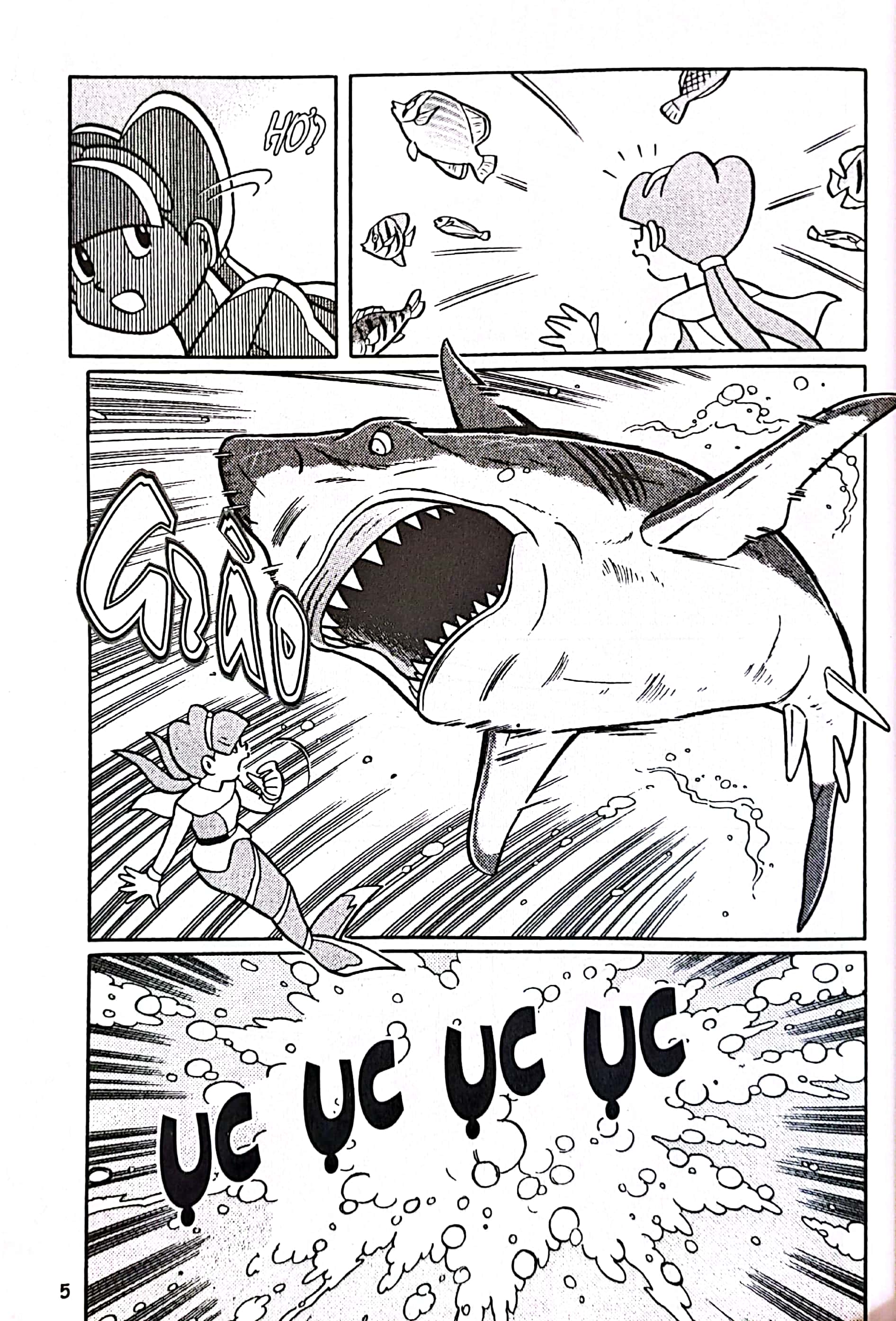 bộ doraemon - movie story - nobita và cuộc đại thủy chiến sở xứ sở người cá (tái bản 2022) - Ảnh 5