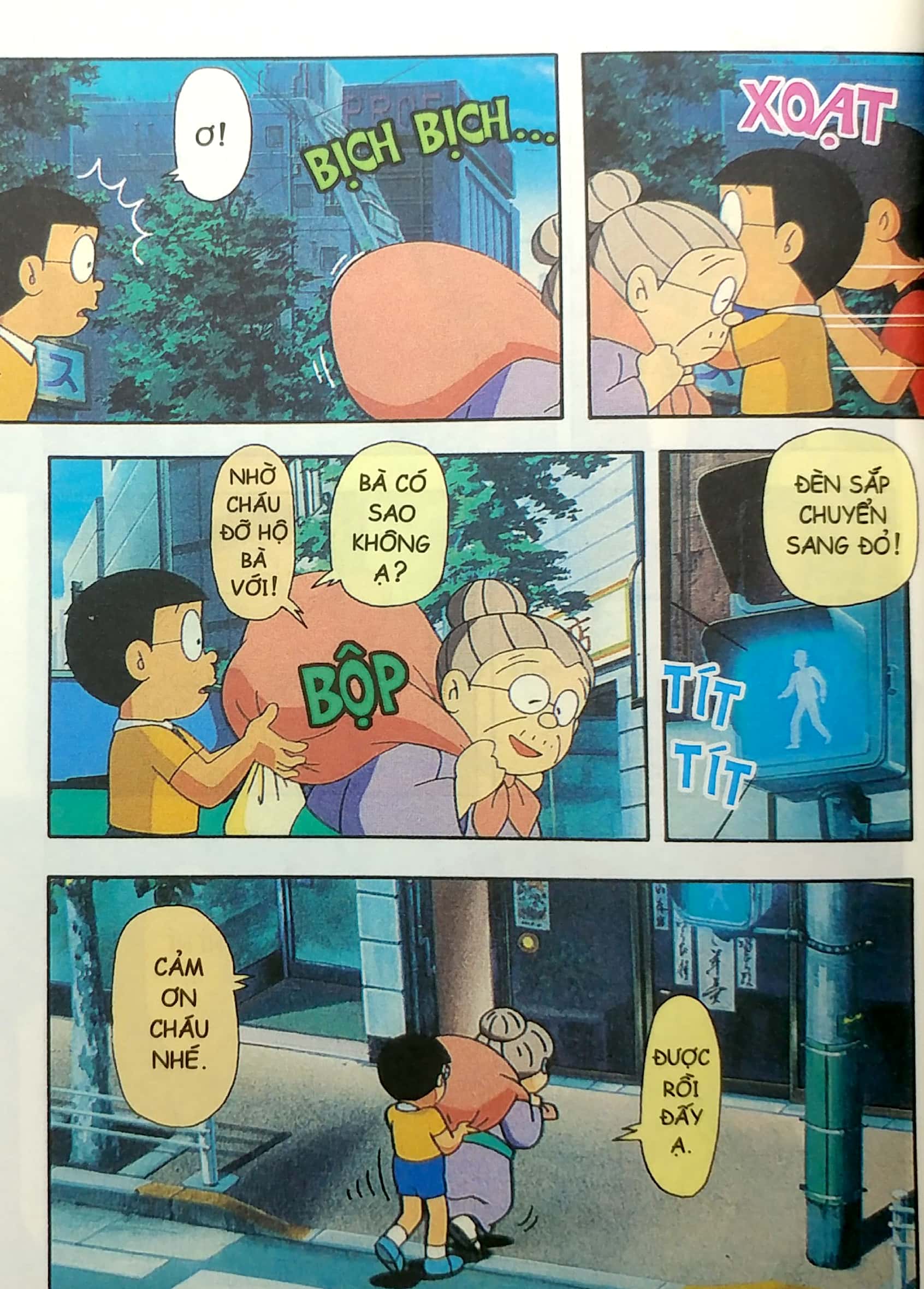 bộ doraemon - phiên bản điện ảnh màu - ấn bản đầy đủ - ngoại truyện - đêm trước đám cưới nobita, kỉ niệm về bà (tái bản 2023) - Ảnh 5