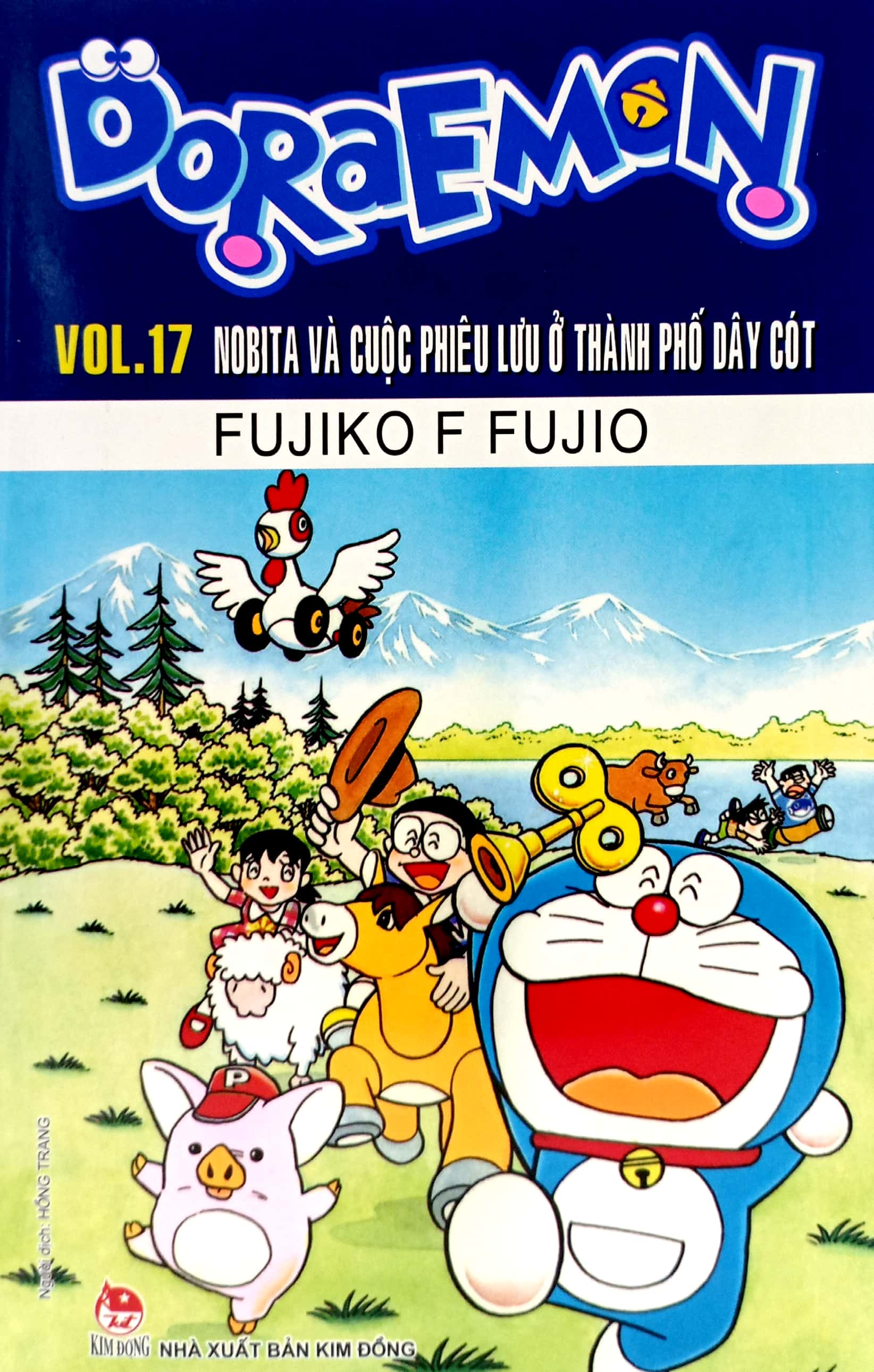 bộ doraemon - truyện dài - tập 17 - nobita và cuộc phiêu lưu ở thành phố dây cót (tái bản 2023) - Ảnh 2