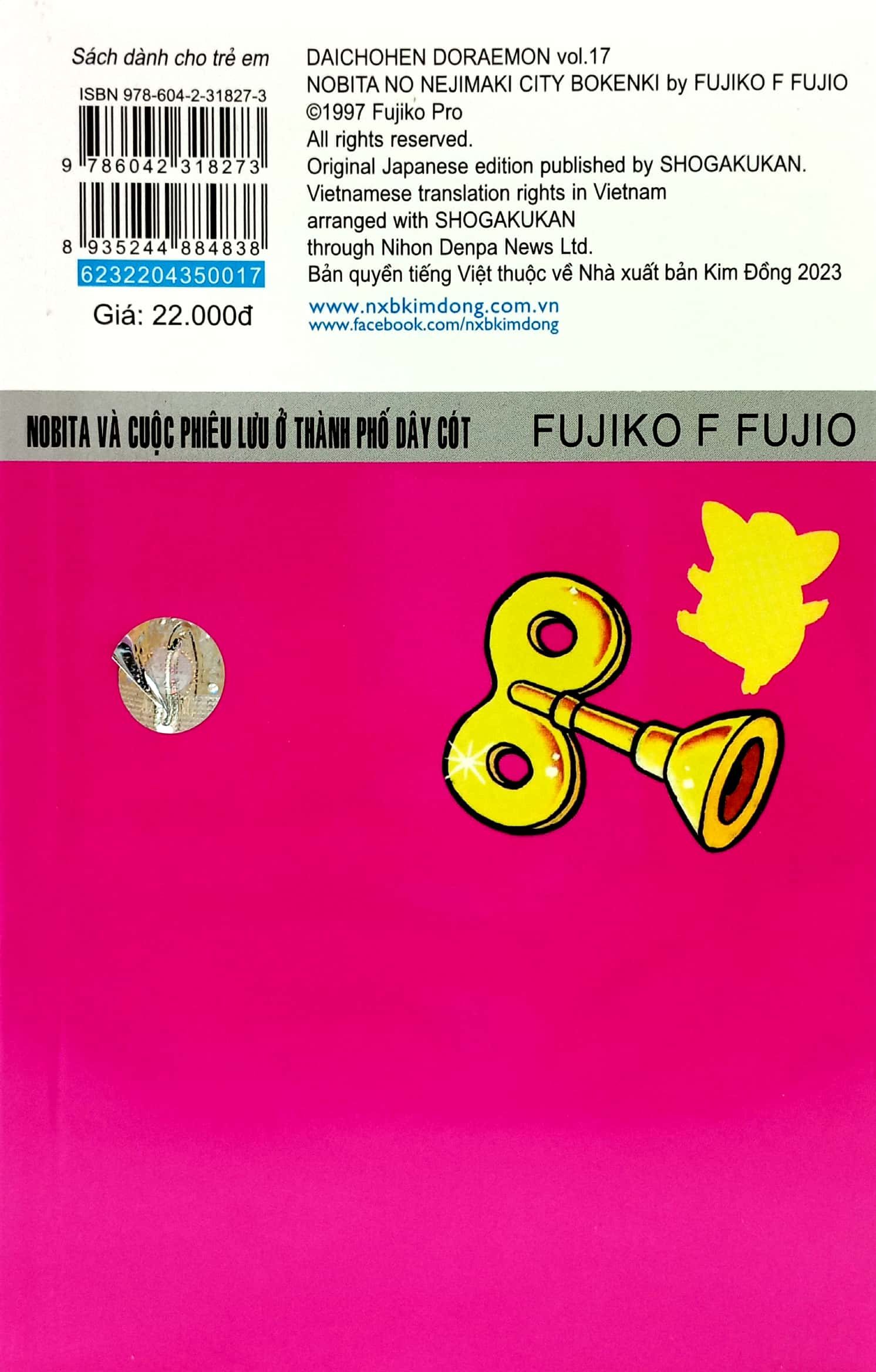 bộ doraemon - truyện dài - tập 17 - nobita và cuộc phiêu lưu ở thành phố dây cót (tái bản 2023) - Ảnh 6