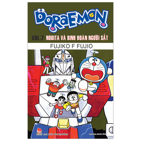 bộ doraemon - truyện dài - tập 7 - nobita và binh đoàn người sắt (tái bản 2023)