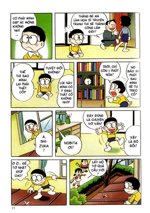 bộ doraemon - tuyển tập tranh truyện màu kĩ thuật số - tập 1 - Ảnh 12