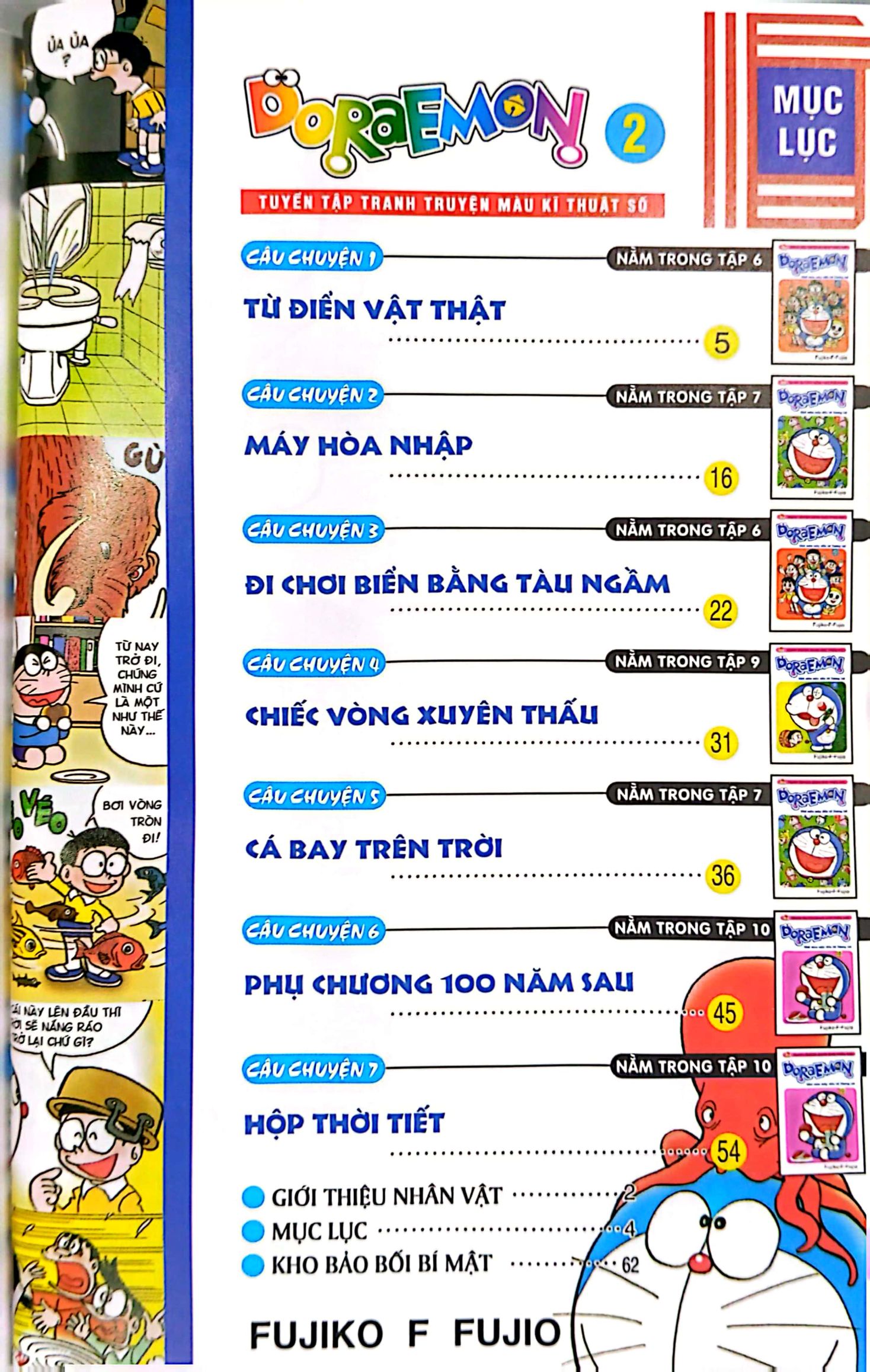 bộ doraemon - tuyển tập tranh truyện màu kĩ thuật số - tập 2 (tái bản 2023) - Ảnh 3