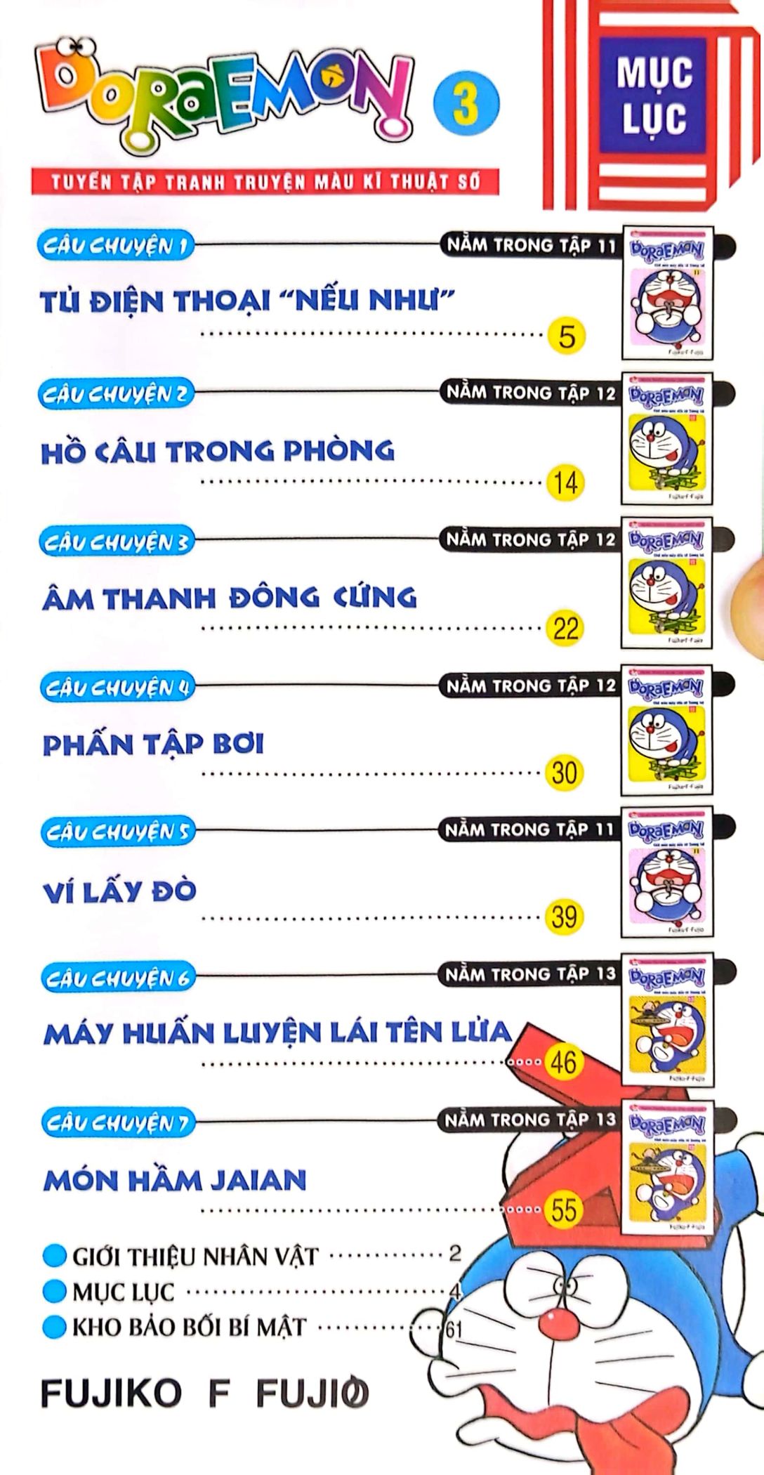 bộ doraemon - tuyển tập tranh truyện màu kĩ thuật số - tập 3 (tái bản 2023) - Ảnh 3