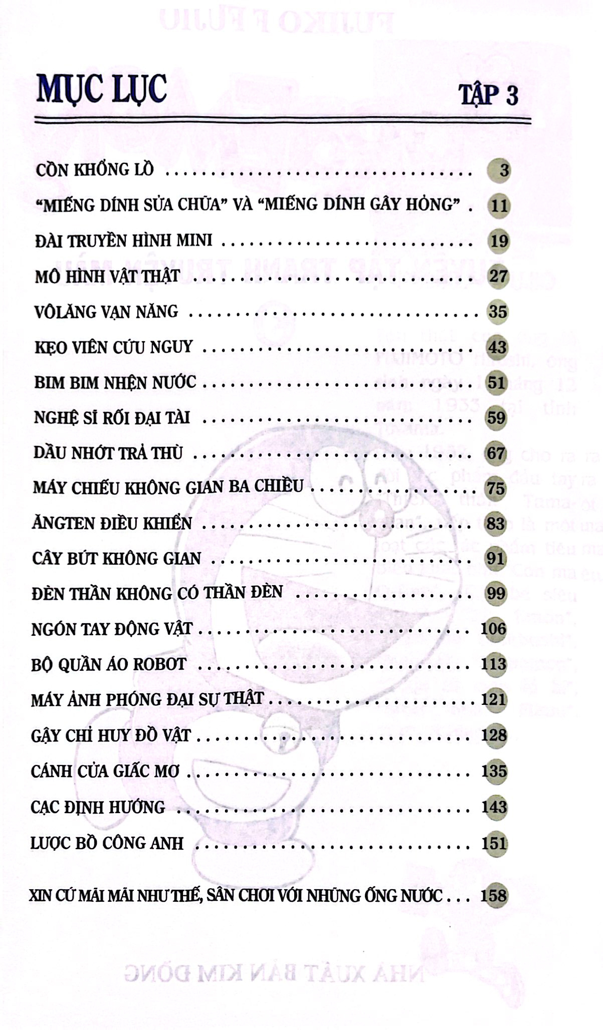 bộ doraemon - tuyển tập tranh truyện màu - tập 3 (tái bản 2023) - Ảnh 3