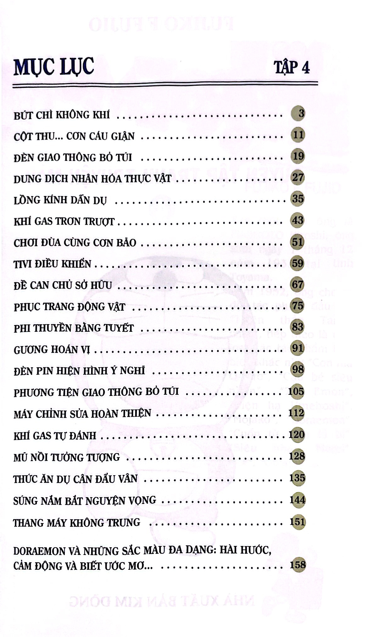 bộ doraemon - tuyển tập tranh truyện màu - tập 4 (tái bản 2023) - Ảnh 3