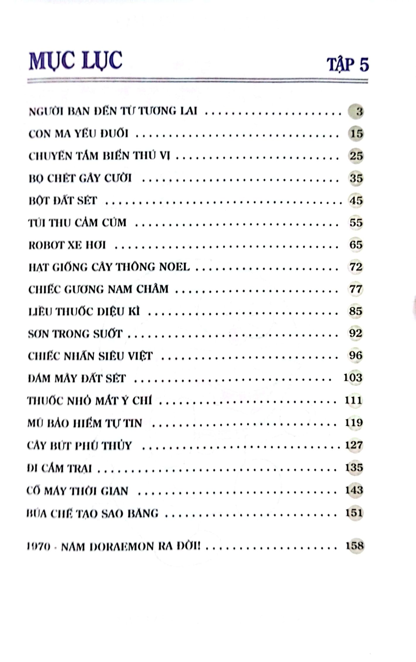 bộ doraemon - tuyển tập tranh truyện màu - tập 5 (tái bản 2023) - Ảnh 3