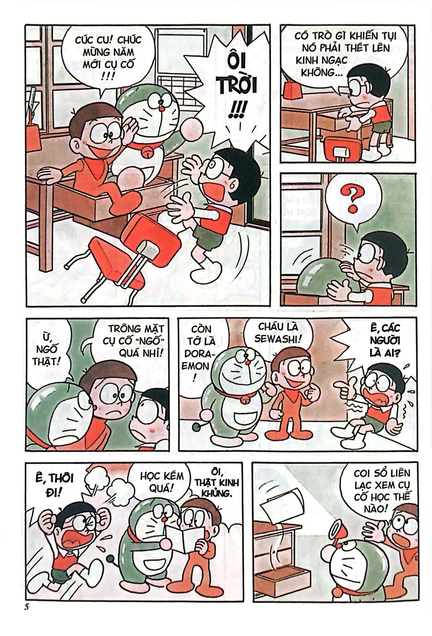bộ doraemon - tuyển tập tranh truyện màu - tập 5 (tái bản 2023) - Ảnh 5