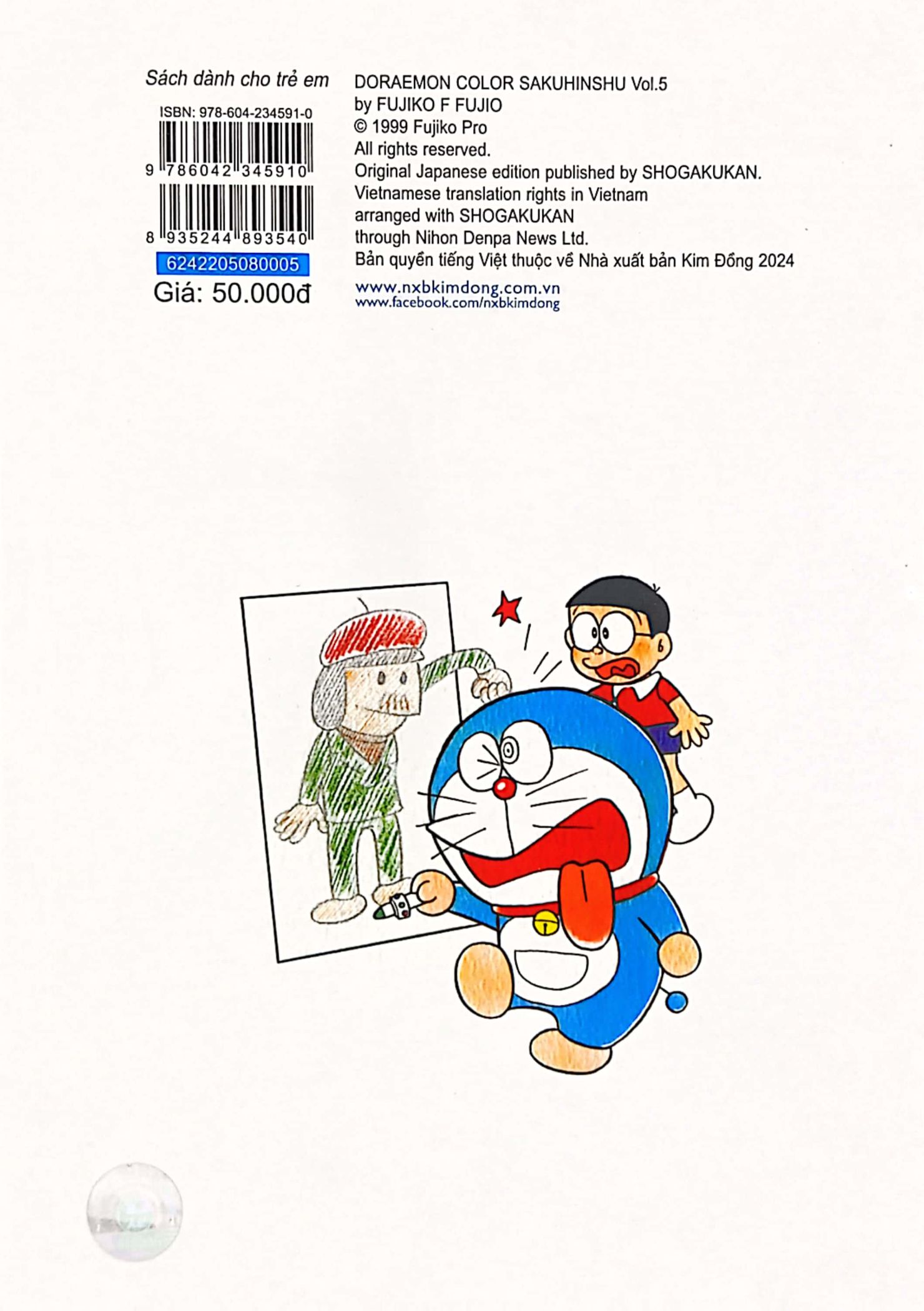 bộ doraemon - tuyển tập tranh truyện màu - tập 5 (tái bản 2023) - Ảnh 8