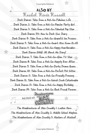 bộ dork diaries 3 -tales from a not-so-talented pop star (hardcover) - Ảnh 4