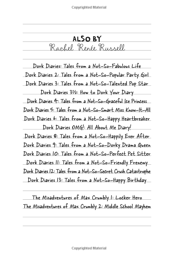 Bộ Dork Diaries 7 - Tales from a Not-So-Glam TV Star (Hardcover) - Ảnh 5