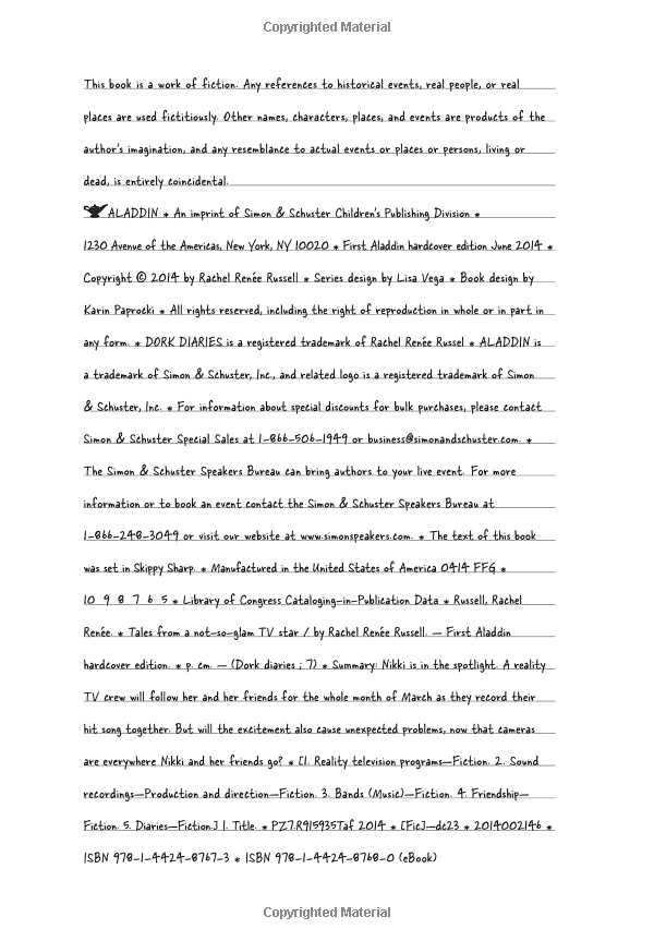 Bộ Dork Diaries 7 - Tales from a Not-So-Glam TV Star (Hardcover) - Ảnh 7